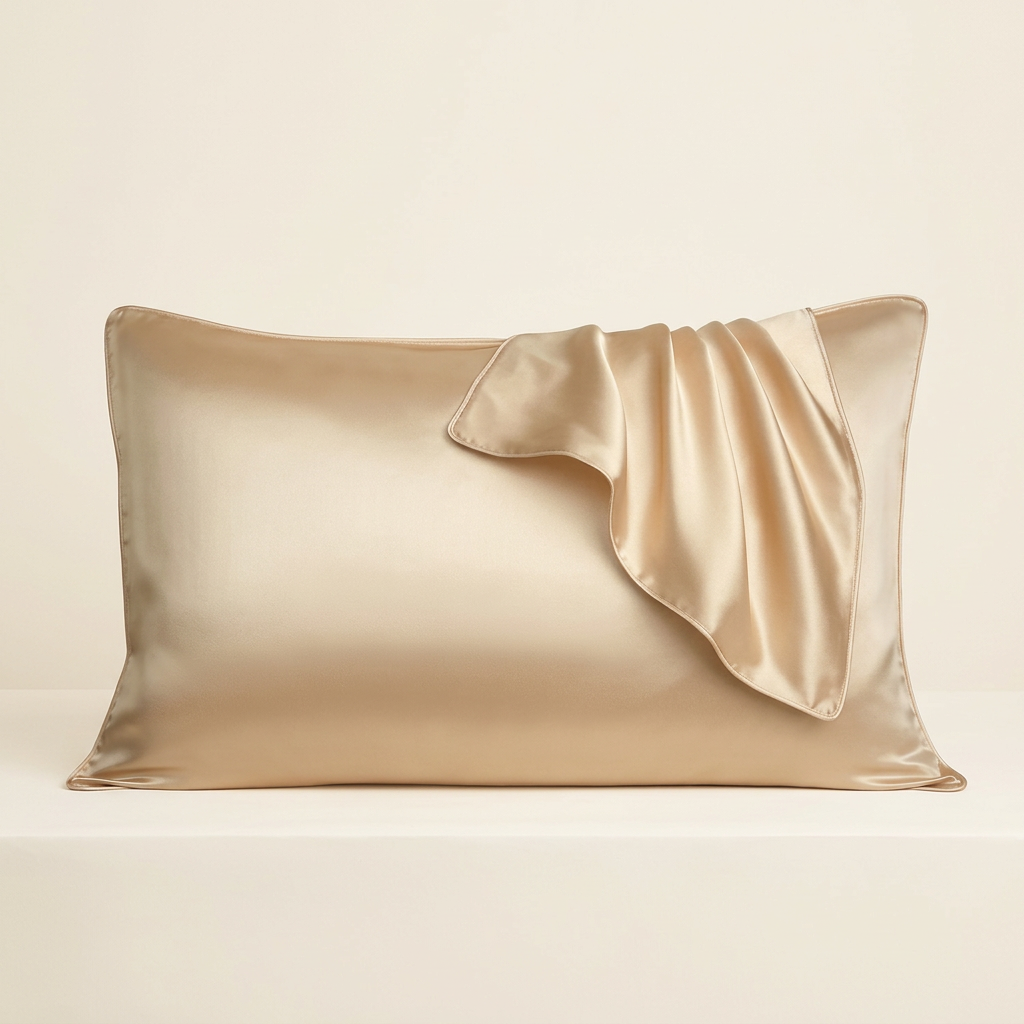Mulberry Silk Pillowcase — Champagne gold